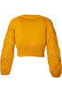 SPRING Merino Wool Cardigan - Yellow
